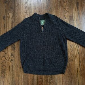 Traditional Irish Men's Black Sweater